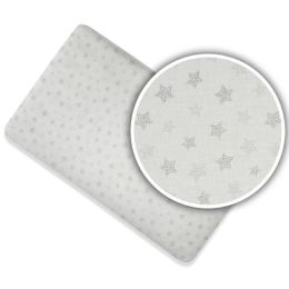 Ankras paklodė  su guma 120x60 žvaigždės pilka