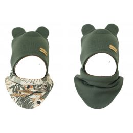 Kepurytė ir kaklaskarė kūdikiui "Love" - MINT