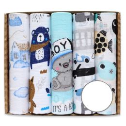 Puuvillaste marli lapid komplekt, 5 tükki,  "Boy"