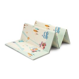 Kahepoolne mängumatt beebidele "CIRCUS" 200 x 180 cm