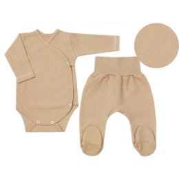 Drabužėliai kūdikiui "Natural beige" 2 dalių 