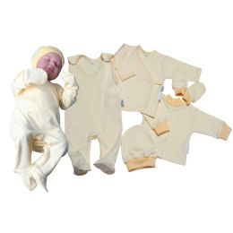 Kraitelis kūdikiui - šliaužtinukai, marškinėliai, kepurytė, pirštinytės su meškiukais