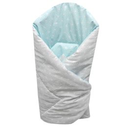 Ankras vokelis 80/80 rombai pilkas mėtinis