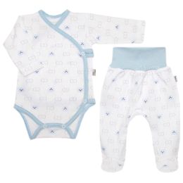 Beebiriided 2 osaline "Bear glamour mint" valge