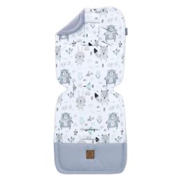 MamoTato įdėklas vežimėliui, 32x82, gyvūnai, pilkas