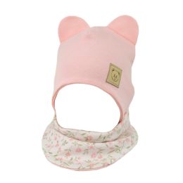 Kepurytė ir kaklaskarė kūdikiui "Flowers" internetu geresne kaina