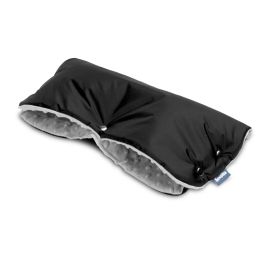 Pirštinės-mova vežimėliui ar rogėms "Warm" juodos spalvos