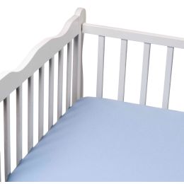 Paklodė su guma 120x60 "Golden goose pink"- medvilninė