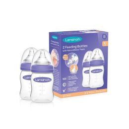 Kūdikio buteliukas "Lansinoh" su žinduku Anti-Colic 240 ml 2 vnt