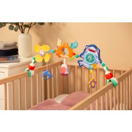 Žaislų lankas vežimėliui/kėdutei "Owl blue"