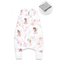 Miegmaišis kūdikiui "Fairies pink" su kojomis 2-2.5 TOG