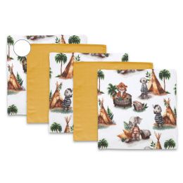 Muslino vystyklų rinkinys kūdikiams "Mini" 5 vnt 38x38 cm