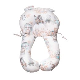 Ergonominė pagalvė kūdikiui - kokonas 45x70cm "Comfort"  ZOO NUGAT