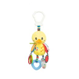 Pakabinamas žaislas kūdikiui "Owl pink"