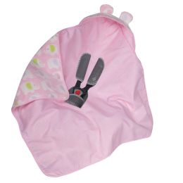 Turvahälli tekk ja soojakott  "Elephants & Dots" 80x80 cm roosa