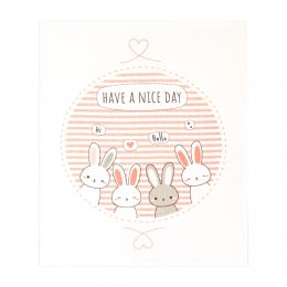 Beebi tekk  "Silky" 100x80 cm with Cosy clouds