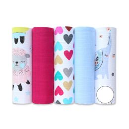 Puuvillaste marli lapid komplekt, 5 tükki, "Bright"