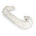 CebaBaby DUO nėščiųjų ir maitinimo pagalvė dżersej balta gėlės W-885-000-829