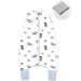 Beebi jalaosadega magamiskott "Teddy aviator blue" 2-2.5 TOG