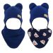 Beebi müts ja sall "Navy teddy" 