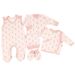 Komplekt vastsündinule 5-e osaline "Fox pink"