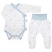 Beebiriided 2 osaline "Bear glamour mint" valge 
