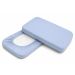 Puuvillane kummiga voodilina "Melange" blue 50x82